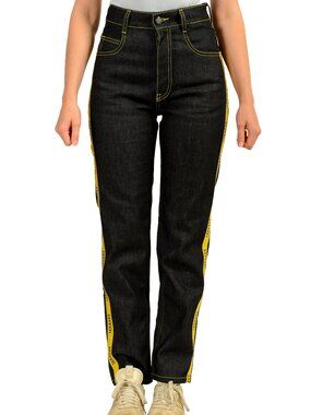 Scuderia Ferrari Women's "Denim Tape" 5 Pocket Dark Wash Navy Jeans US 27 IT 41